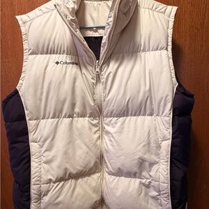Columbia Black and White Sportswear Vest